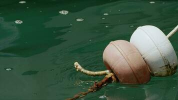 Buoy in Calm Sea Water video