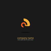 logo icon design letter C graphic monogram luxury animal shape elegant orange color simple attractive for company eps 10 vector