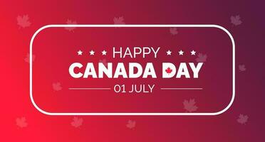 Happy Canada day background or banner design template celebrated in 1 July. Canada independence day background. vector