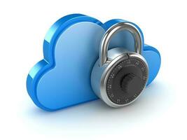 Cloud with lock photo