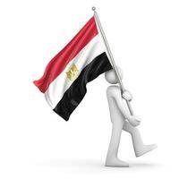 bandera de egipto foto