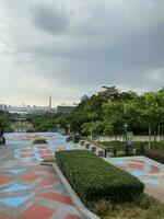 natural jardín tanga putrajaya pasos en Malasia foto