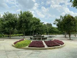 Natural garden , tangga putrajaya steps in Malaysia photo