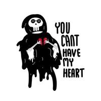 cute skull vector for tee print and background wallpaper