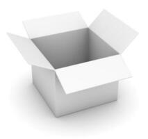 Open Box 3d Render photo