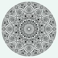 plantilla de diseño de mandala vector