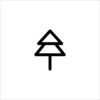 pino árbol icono firmar símbolo vector ilustración