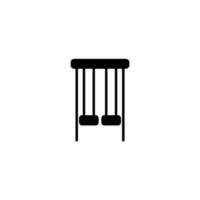 Swing icon vector illustration on white background