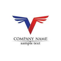 V letters business logo and symbols template vector