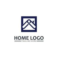 Home and house logo design vetor, logo , architecture and building, design property , stay at home estate Business logo, Construction Graphic, icon home logo vector