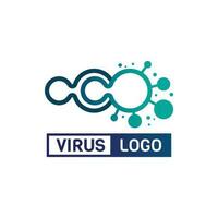 virus corona virus vector and mask design logo viral vector and design icon symbol