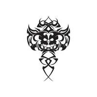 Diseño de ilustración de vector de icono de tatuaje étnico tribal