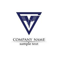 V letters business logo and symbols template vector