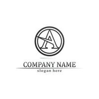 A Letter Logo Template vector