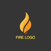 fuego logo e icono, elemento llameante caliente vector llama ilustración diseño energía, cálido, advertencia, signo de cocina, logo, icono, luz, potencia calor