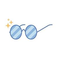 eyeglasses optical accesory isolated icon vector