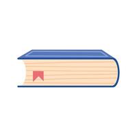 blue text book closed icon vector