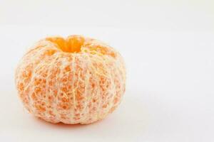 Mandarine isolated on white background. Citrus reticulata photo