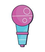 microphone audio device tech icon vector