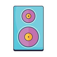 speaker music device tech icon vector