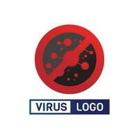 virus corona vector de virus y diseño de máscara logo vector viral y símbolo de icono de diseño