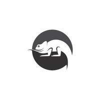 animal vector lagarto salamandra gecko cocodrilo y reptiles diseño logo