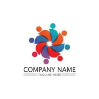 People logo, Team, Succes people work, Group and Community, Group Company and Business logo vector and design Care, Family icon Succes logo