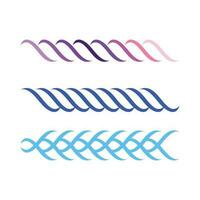 Waves beach logo and symbols template icons app vector