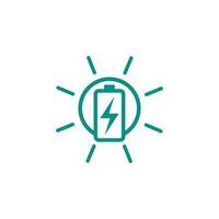 Battery icon and charging, charge indicator Vector logo design level Battery Energy Power running low up status batteries set logo Charge level illustration