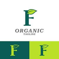 Leaf Organic Logo Design vector