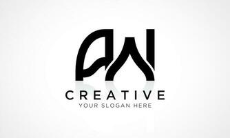 AW Letter Logo Design Vector Template. Alphabet Initial Letter AW Logo Design With Glossy Reflection Business Illustration.