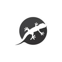 animal vector lagarto salamandra gecko cocodrilo y reptiles diseño logo