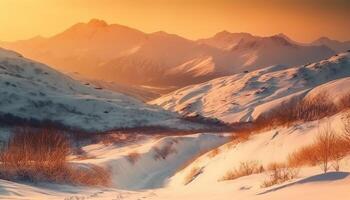 Majestic mountain range, tranquil scene, no people photo