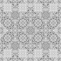 Vintage grey ceramic tiles wall decoration. vector