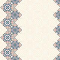 Islamic arabic abstract ornamental banner with geometric pattern and decorative ornament vector