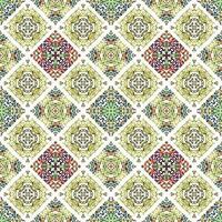 Vintage ceramic tiles wall decoration. geometric ceramic tiles wall background. vector