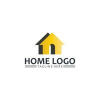 Real estate and home buildings vector logo icons template