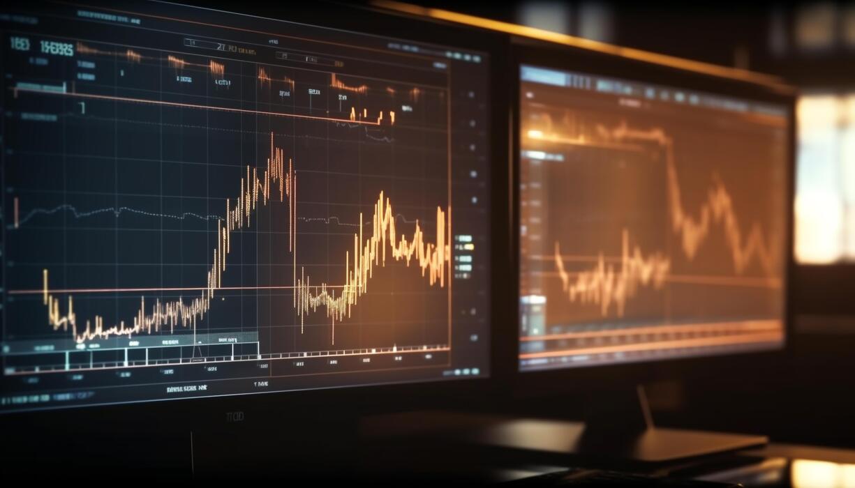 Trading Monitors Stock Photos, Images and Backgrounds for Free Download