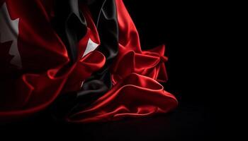 Silky waves of passion on vibrant backdrop photo