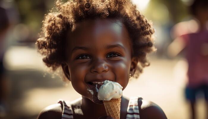 Ice Cream Eating Stock Photos, Images and Backgrounds for Free Download