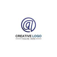 A Letter Logo Template vector