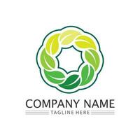 Tree logo icon vector illustration design.Vector silhouette of a tree templates of tree logo and roots  tree of life design illustration