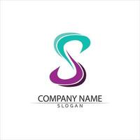 Business corporate S letter logo vector