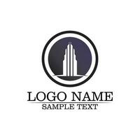 Real estate and home buildings logo icons template vector