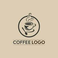 Coffee cup Logo Template vector