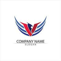 Falcon Logo Template vector