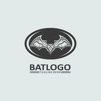 Bat logo animal and vector, wings, black, halloween, vampire, gothic, illustration, design bat icon vector