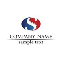 Business corporate letter S logo design vector design