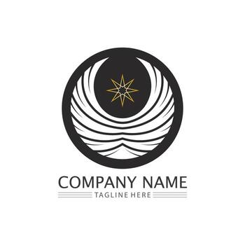 halcón, águila, pájaro, logotipo, plantilla, vector, icono vector