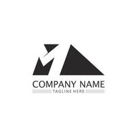 M Letter Logo Template vector